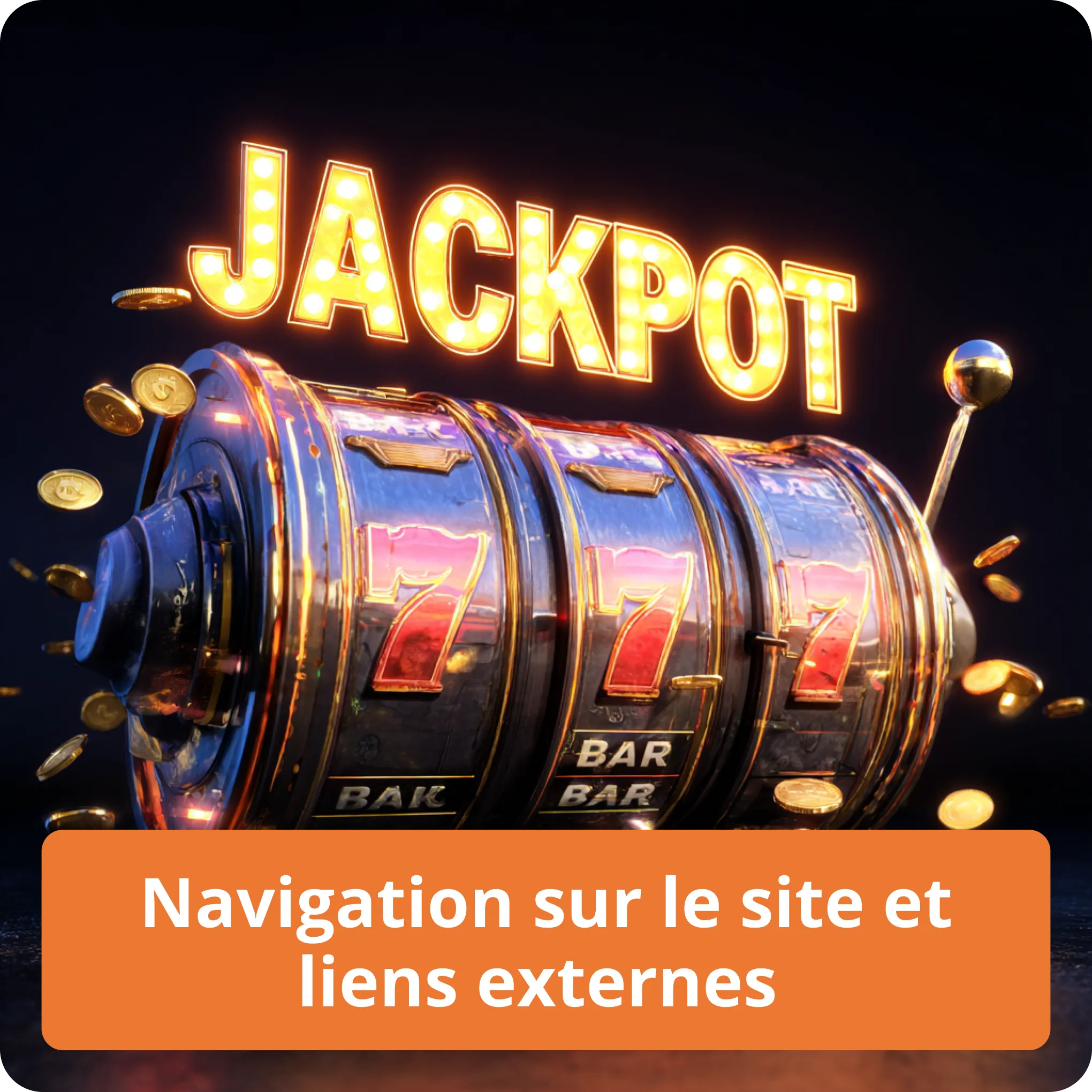 Navigation sur le site et liens externes
